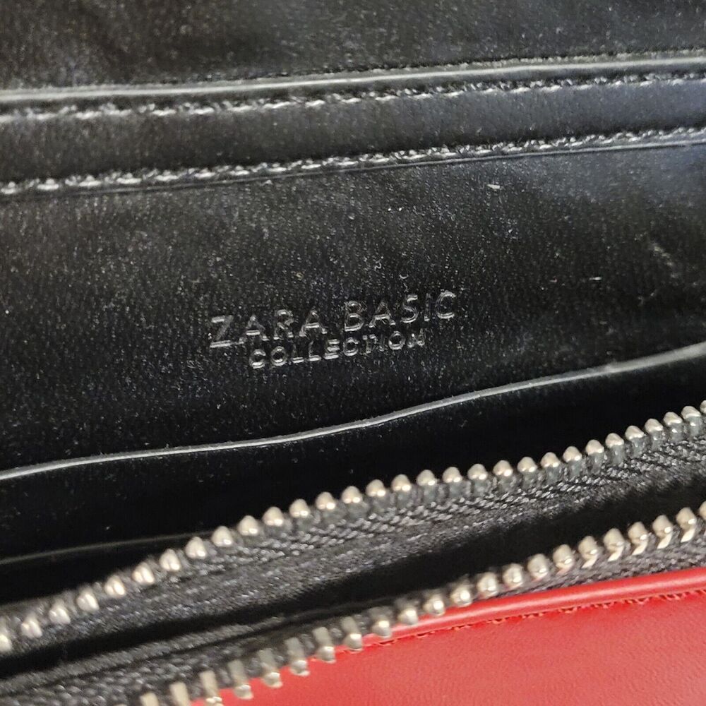 Zara Basic Collection Women's Red Mini Crossbody … - image 7
